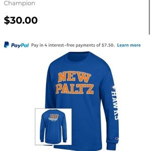 suny new paltz long sleeve shirt